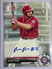 2017 BOWMAN 1st RAUDY READ PA-RR EXNM RC ROOKIE AUTOGRAPH BASEBALL CARD NATIONAL