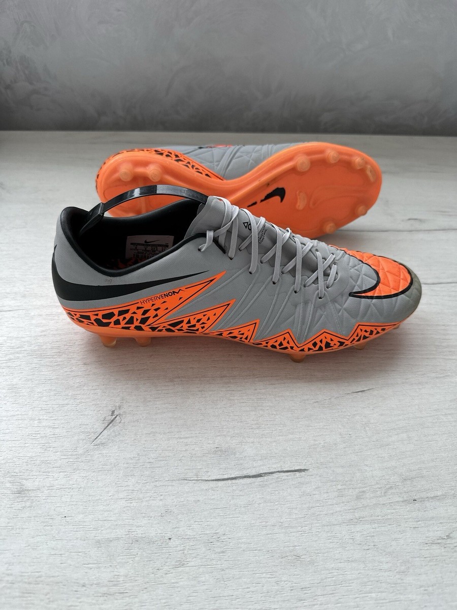 Nike Hypervenom Phinish FG Soccer Cleats Orange Gray 749901