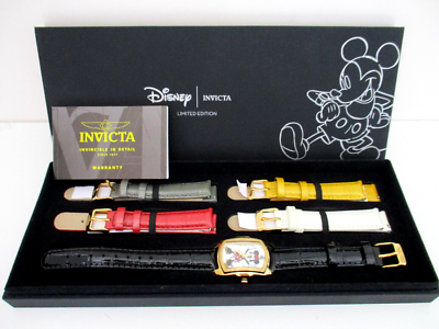 Minnie Mouse Invicta Watch With 5 Leather Bands Limited  display picture 2