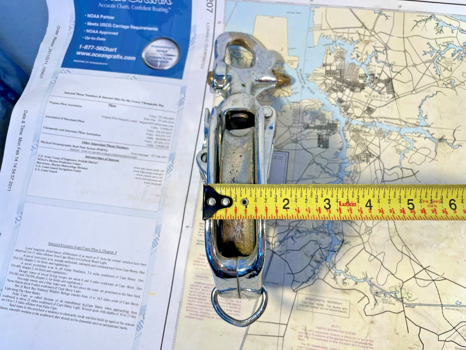 Merriman Marine Snatch Blocks, Heavy Duty 6.5 LBS eBay