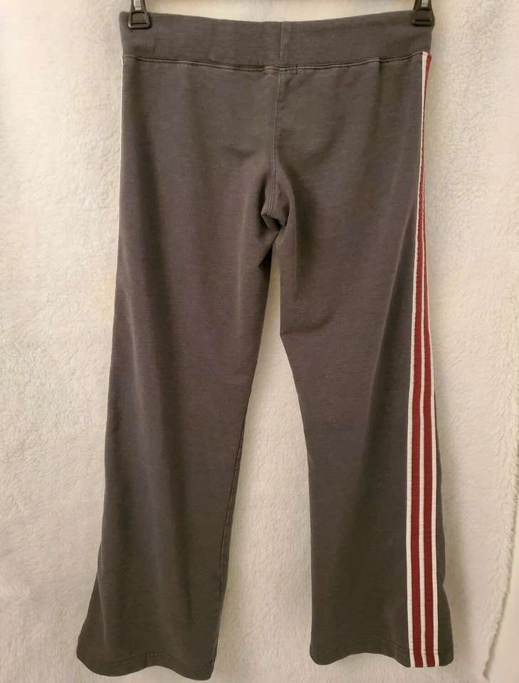 Брюки женские Deb размер L большие серые белые бордовые в полоску - Изображение 4 из 4