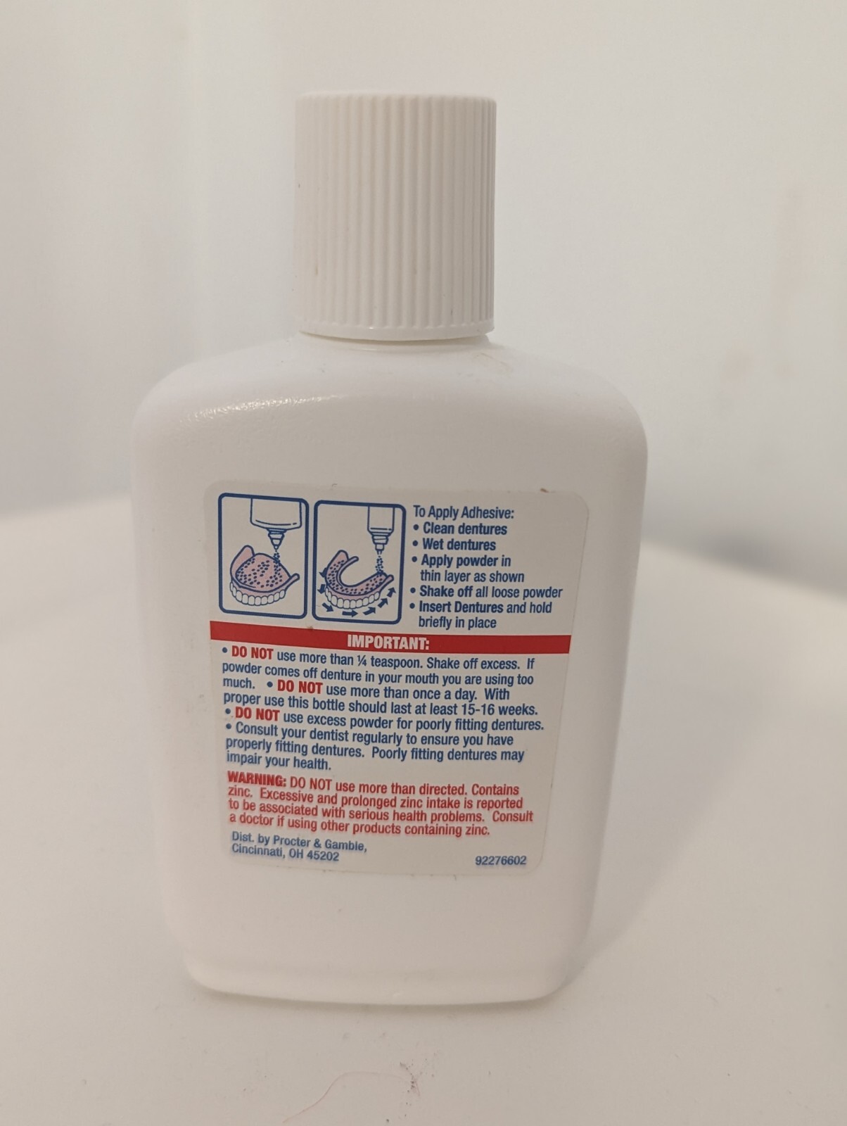 Fixodent Denture Adhesive Powder Extra Hold 76g Sub. eBay