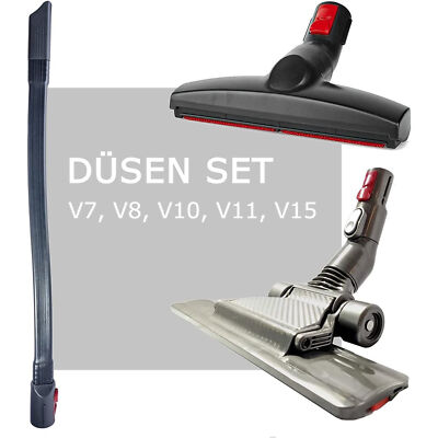 Maxorado Flache Düse Set Bodendüse Saugdüse Polsterdüse für Dyson V7 V8 V10 V11