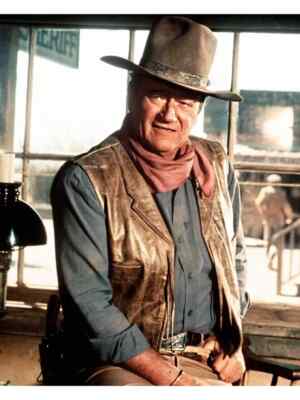Men CowBoy John Wayne Brown Distressed Leather Vest Premium Lambskin Leather