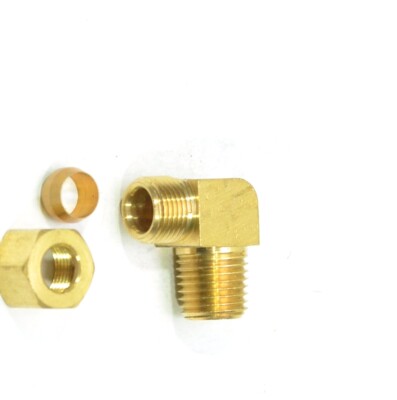 Raccordi Gas Carburante Aria Confezione Da 5 Raccordi In Ottone 5/16" Barb X 1/4" Maschio NPT - Per Gas, Carburante, Aria Pompa Per Grasso - Foto 8