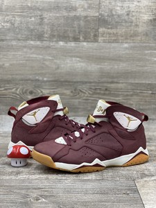 jordan retro 7 maroon and gold