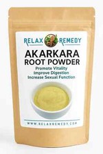 Akarkara Root Powder - 100 Pure Non-GMO Anacyclus Pyrethrum Vitality
