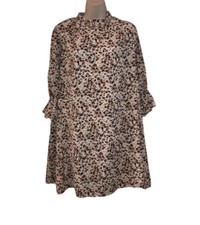 Hayden Los Angeles Women's Size M Orange Floral Boho Festival Dress