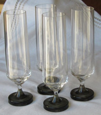 4 Rosenthal Studio Linie Sektflöte Sektglas Variation Rauchglas, andere vorrätig