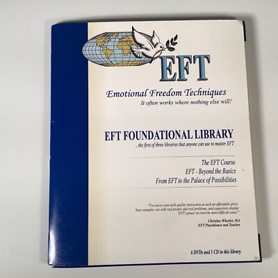 EFT Emotional Freedom Techniques FOUNDATIONAL LIBRARY 6 DVD & 1 CD Set Therapy
