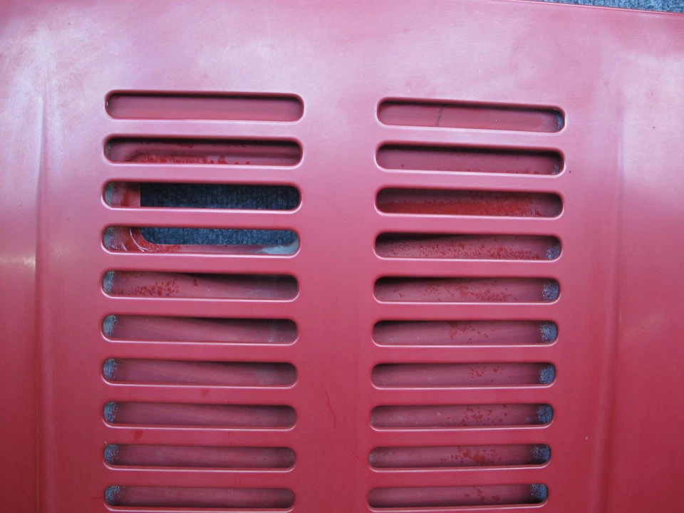 91-95 TOYOTA SW21L MR2 NO TURBO CAPÓ TRASERO CUBIERTA TAPA ROJO OEM Foto 3 de 4