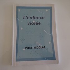 Manuscript Book Artist P. NICOLAS The Violated Childhood Design Print PN France