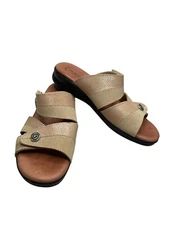 FLEXUS Spring Step Womens EUR 41 US 9.5-10 M Quasida Tan Suede Leather Sandals