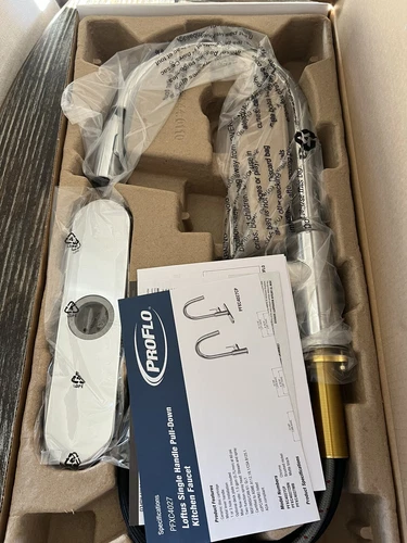 PROFLO PFXC4027 1.5 GPM 1 Hole Pull Down Kitchen Faucet - Chrome - Picture 1 of 2