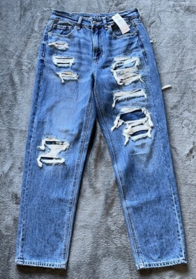 American Eagle Outfitters Mom Straight Jeans Woman s Denim Jeans Size 4