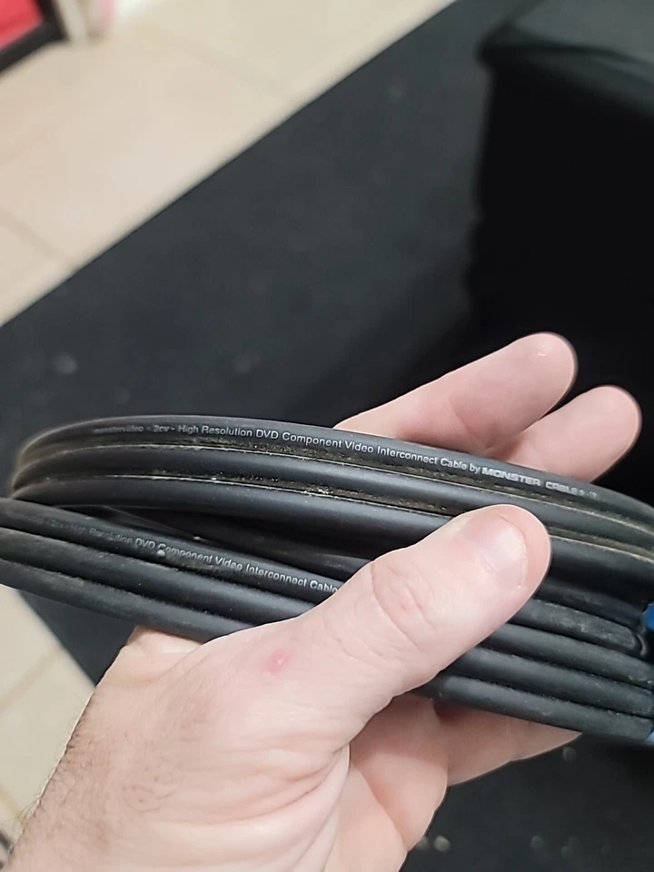 Monster Composite Video RCA Cable monstervideo High Resolution x4   - Image 3 of 3