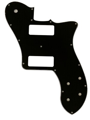Pickguard For Fender US '72 Telecaster Deluxe Reissue P90 Guitar 3-Ply-BLACK