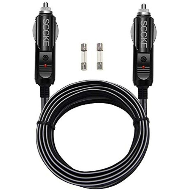 HeavyDuty 20A 14.8ft / 4.5m AWG Male To Plug Cigarette Lighter Charger