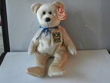 TY RETIRED Beanie Baby / Babies PREMIER THE CREAM  BEAR  MWMT