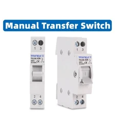 Circuit Breaker Dual Power Manual Transfer Isolating Switch Interlock 1P 40A 63A