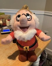 Vtg 1993 Disney Snow White  the Seven Dwarfs Doc Plush Stuffed Doll Mattel