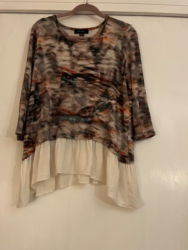 Karen Kane LS Tie Dye Top Large
