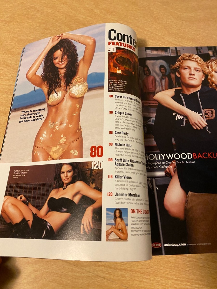 Stuff For Men Magazine Issue 45 Aug 2003 Bikini Pinup Girls Brooke Burke  Nude | eBay