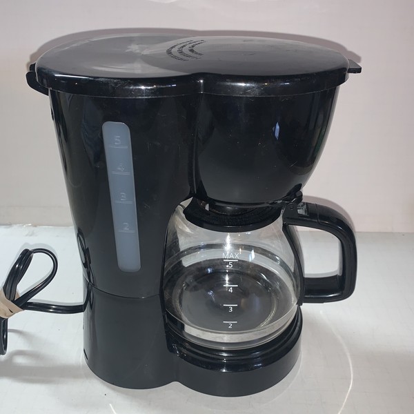 Coffee Maker 5 Cup Home Kitchen Black Americano Machine Removable Filter Basket Photo Related