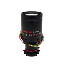 Motorized zoom 5-50mm motor-driven 4 MP 1/2.7 " 14-Mount industrial camera lens