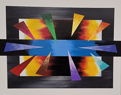 Original Painting by R. Garner Art Acrylic Abstract 24