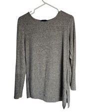 Apt. 9 Women's Asymmetrical Grey Sweater Size Medium Great Used Condition