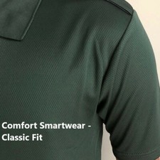 Unisex Midnight Green/Ambulance Green Polo Epps Wicking 100% Polyester