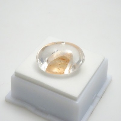 Positive Quartz Crystal Cabochon- 27.10ct - 22x16.5mm Oval -  Loose Gemstone