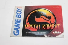 Mortal Kombat Nintendo Gameboy Instruction Booklet Manual DMG-C9-USA Authentic