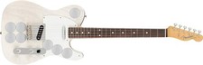 Fender Jimmy Page Mirror Telecaster Electric Guitar, White Blonde, Rosewood...