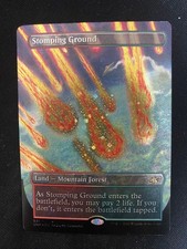 Magic The Gathering Stomping Ground Galaxyfoil Error Foil Card Foil Version