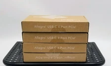 LOT OF 4 Sonnet Allegro USB-C 4-Port PCIe Card
