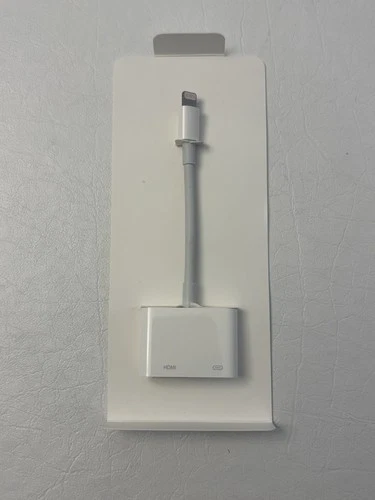 Genuine Apple - Lightning to Digital A/V Adapter (HDMI) - White-[MD826AM/A]