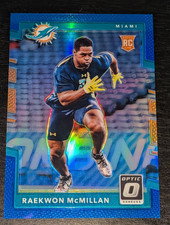 Raekwon McMillan Dolphins Rookie RC 2017 Panini Optic BLUE PRIZM #'ed /149
