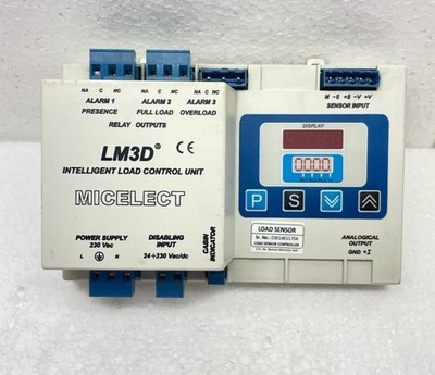 MICELECT LM3D Intelligent Load Control Unit Elevator Load Weighing Spain 230VAC