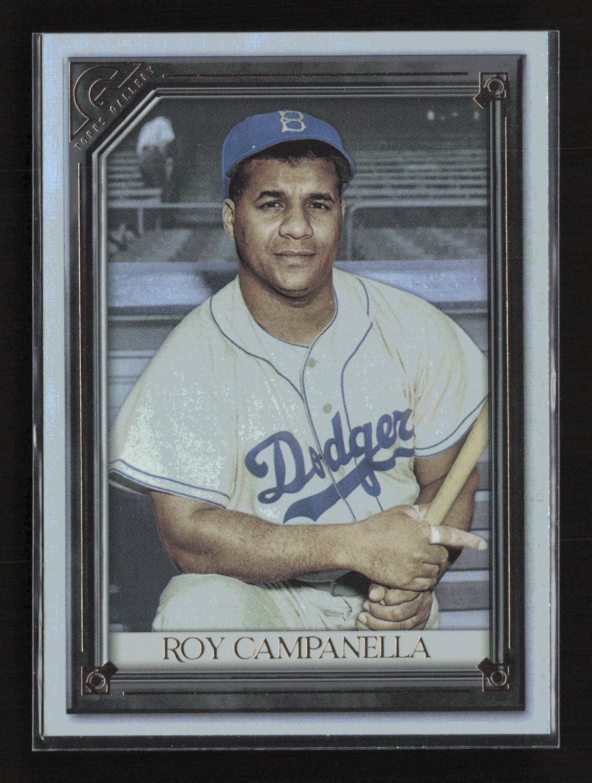 2021 Topps Gallery #40 Roy Campanella Rainbow Foil Brooklyn Dodgers