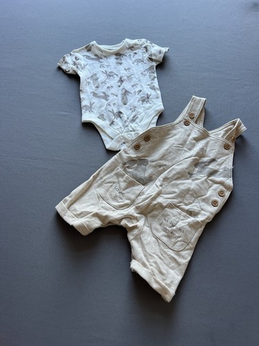 Newborn Baby Boys Clothes Bundle 3-6 Months Outfit First Size Bodysuit Dungarees - Picture 3 of 7