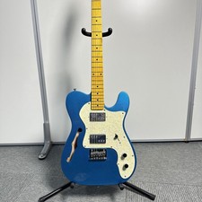 Semi-hollow Body TL Style Electric Guitar Maple Neck HH Pickups Chrome Hardware