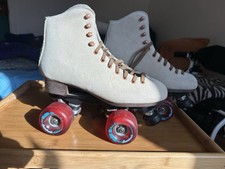SURE-GRIP TAN ROLLER SKATES size 7 fits 8.5 