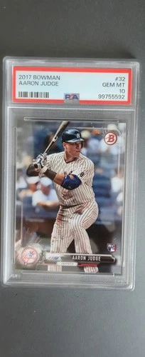 New Listing2017 Bowman Aaron Judge #32 (RC) PSA 10 Gem Mint NY Yankees