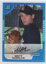 2005 Bowman Chrome First Year Blue Refractor 60/150 Matt DeSalvo #181 0a1