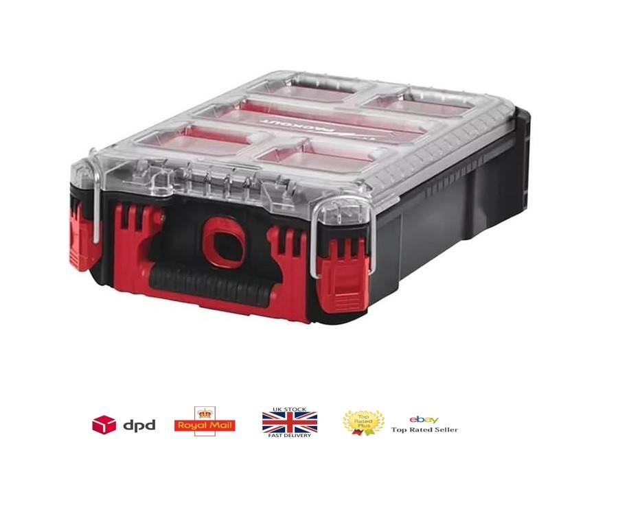 Milwaukee Packout Compact Organiser Case IP65 99 x 203 x 305mm 4932464083
