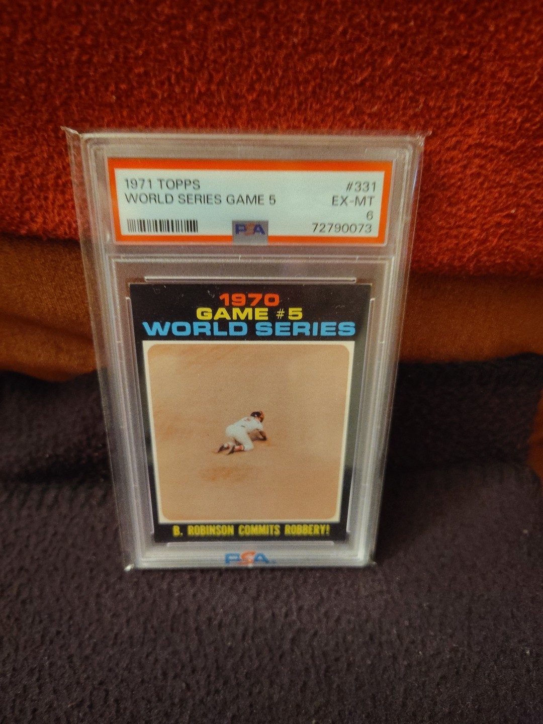 1971 Topps Brooks Robinson 1970 World Series Card #331