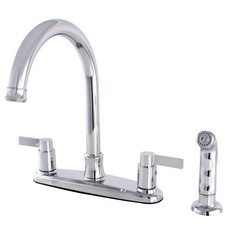 Kingston Brass FB779.NDLSP NuvoFusion 1.8 GPM Standard Kitchen - Chrome