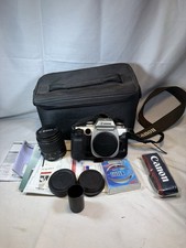 Canon EOS Elan II E Black Silver  28-90mm Lens SLR Camara  accessories
